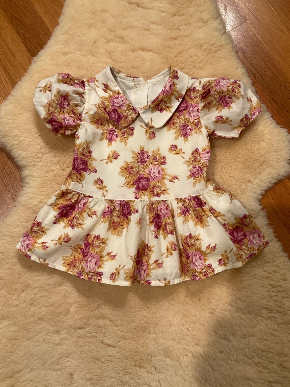 Janie and Jack peplum rose top